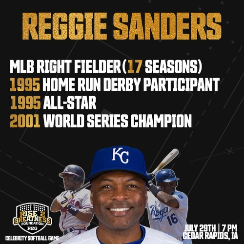 Reggie Sanders Celeb Softball